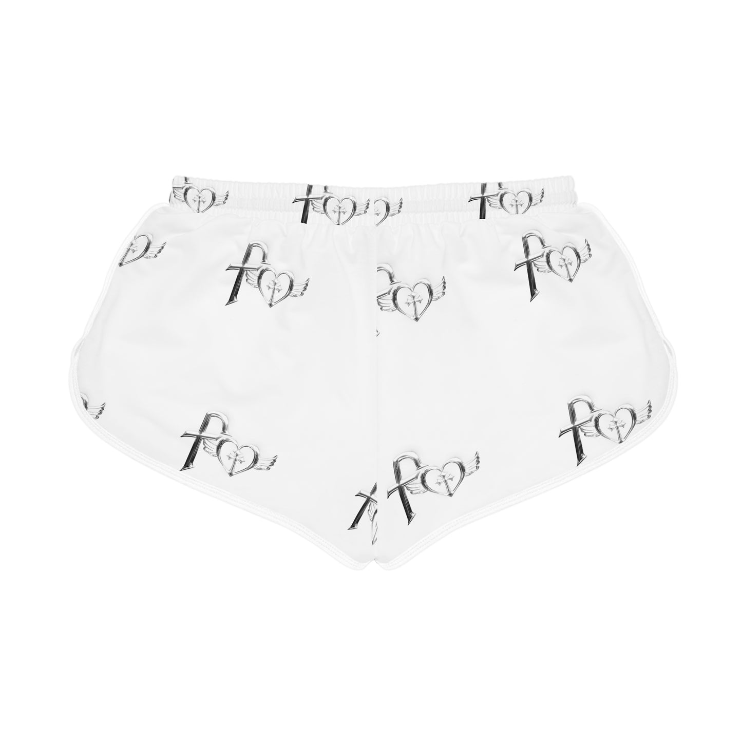 Kiss+United Fukiyo White Women's Relaxed Shorts (AOP)