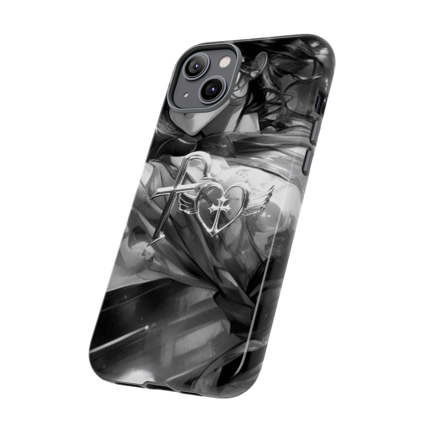 Kiss+United PII Black Tough Phone Case