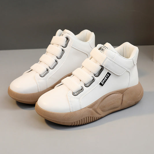 Kiss+United Spring And Autumn Mid-top Breathable Platform Sneakers