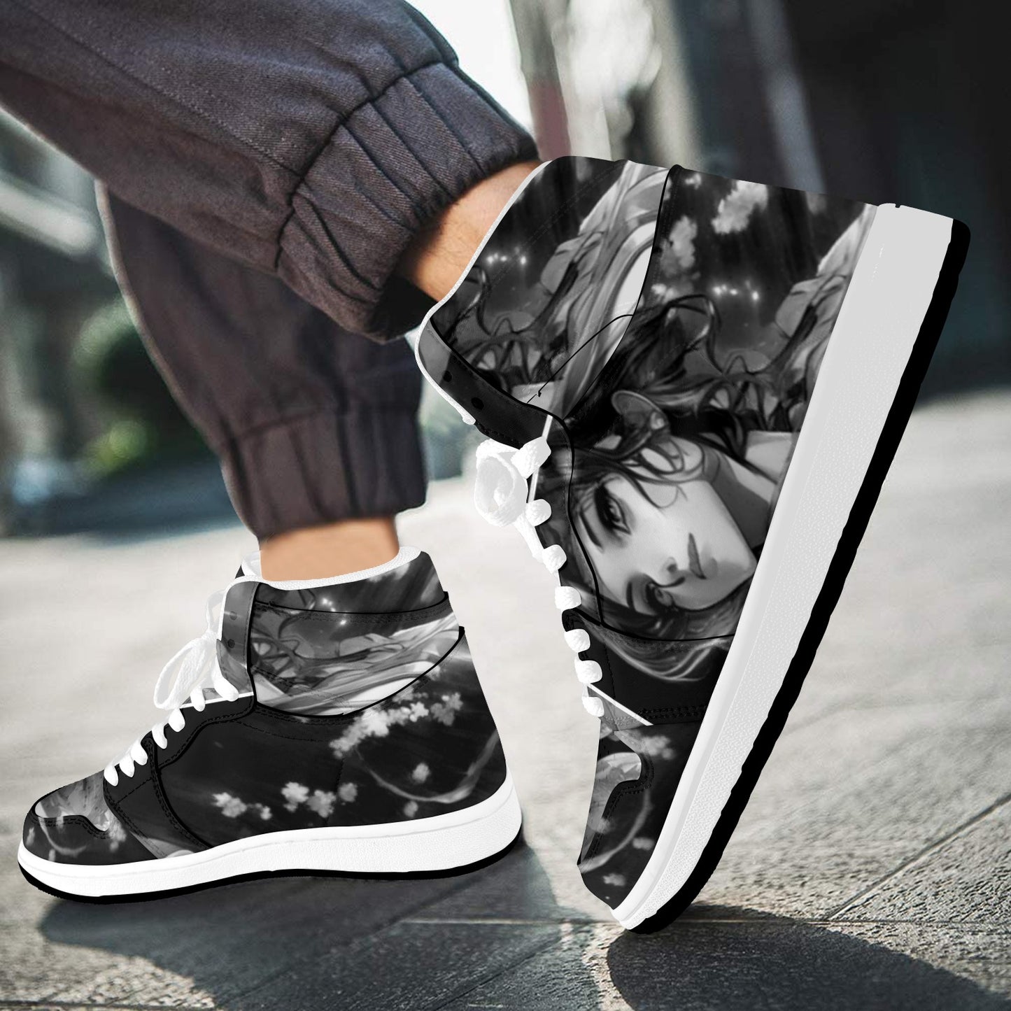 Kiss+United PII1 Dunks Men's High Top Sneakers