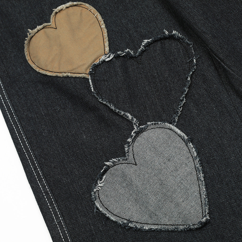 Kiss+United Love Patch Denim Men Jeans