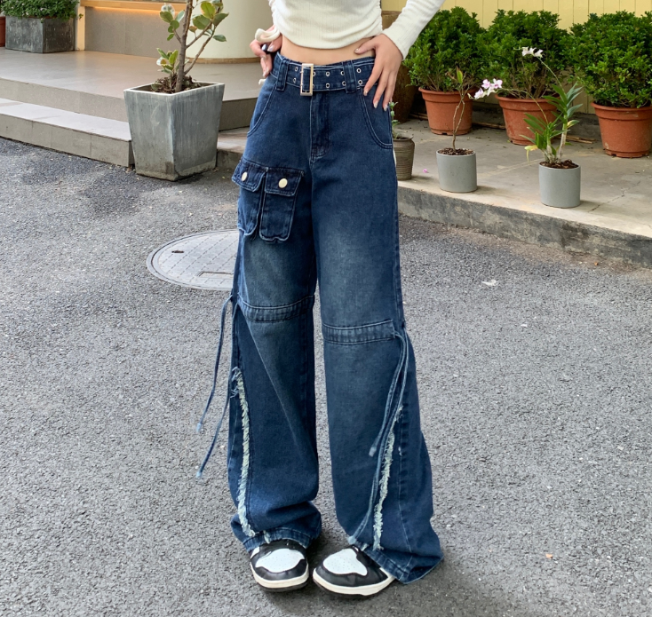 Kiss+United Vintage High Waist Loose Wide Leg Jeans